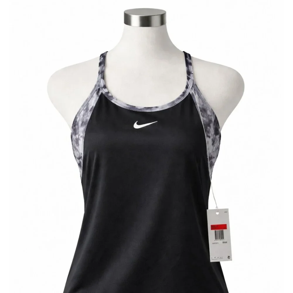 Nike Dri-FIT Camiseta Deportiva Mujer con Bra Integrado Espalda Racerback Talla